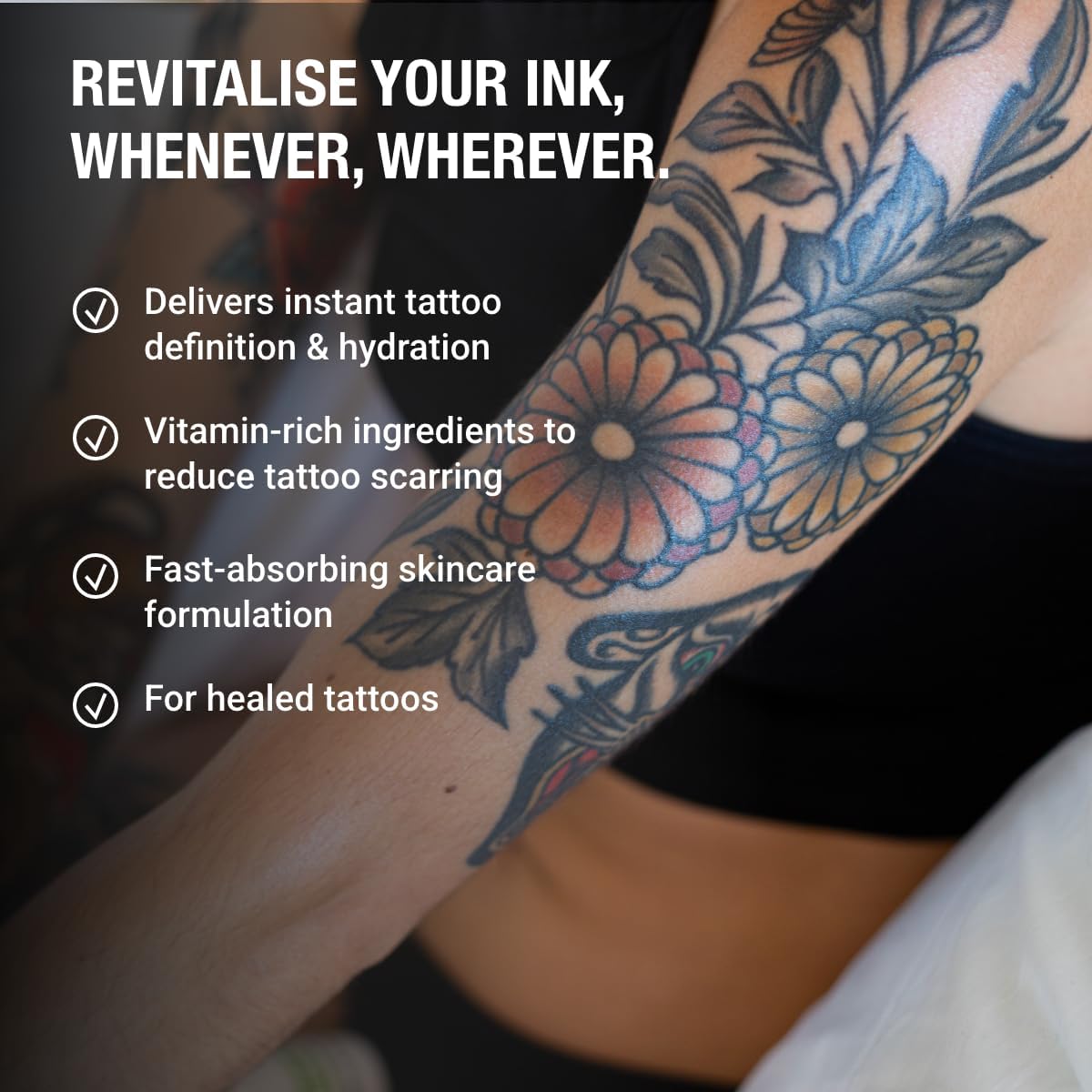 Stories & Ink Highlighting Body Oil for Healed Tattoos 100 ml (3.4 fl oz) - view 2