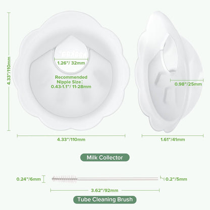 haakaa Petal Soft Silicone Milk Collector for Breastfeeding - view 3