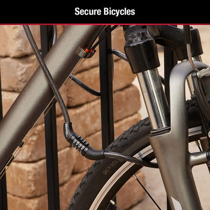 Master Lock Combination Cable Bike Lock 4 ft (1.2 m), Model 8143D - view 6