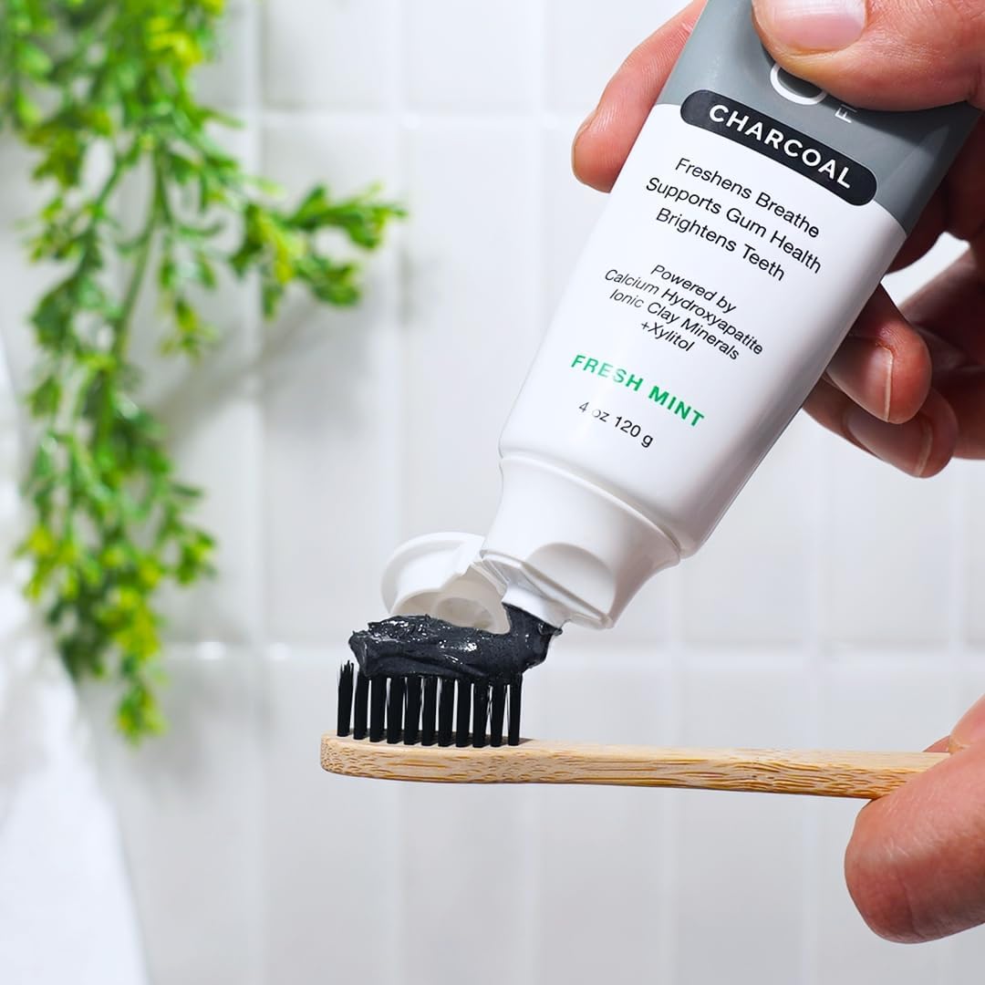 Zion Health ClayBrite Activated Charcoal Toothpaste Natural Mint 4 oz (120 g) - view 5
