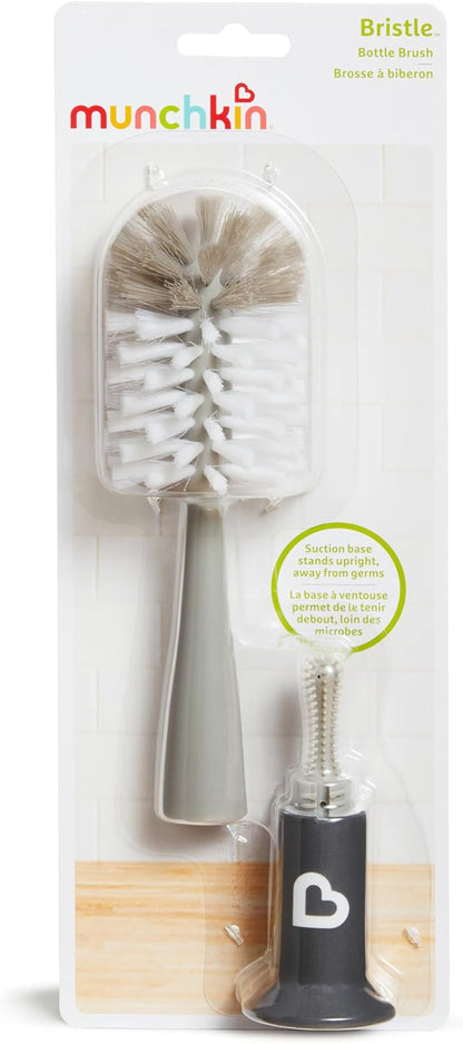 Munchkin Bristle Bottle Brush, Grey - view 6
