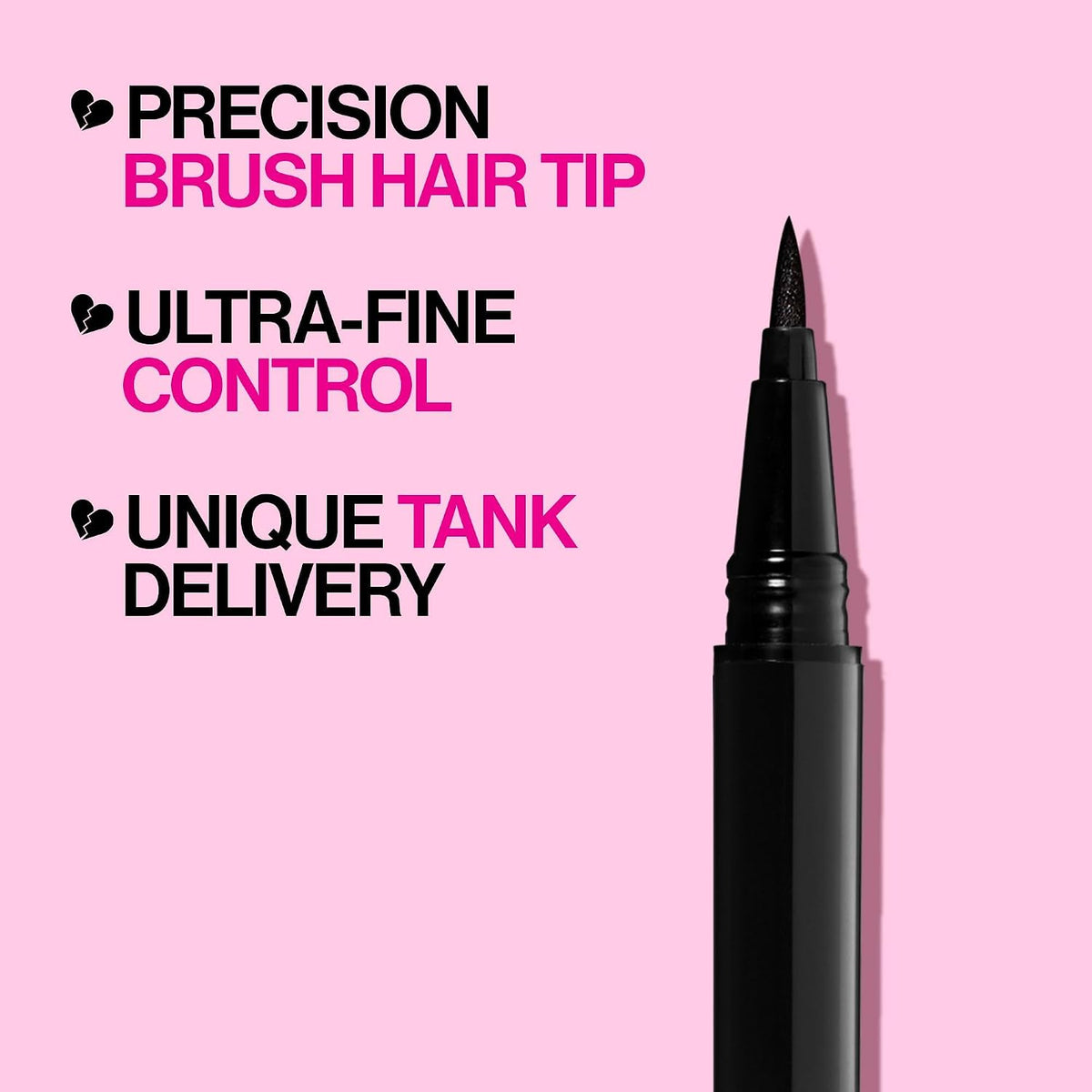 Wet n Wild Mega Last Breakup Proof Liquid Eyeliner, Ultra Black - view 4