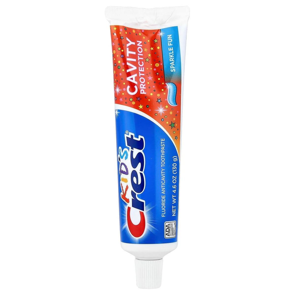 Crest Kid's Sparkle Fun Fluoride Anticavity Toothpaste, 4.6 oz, Pack of 4