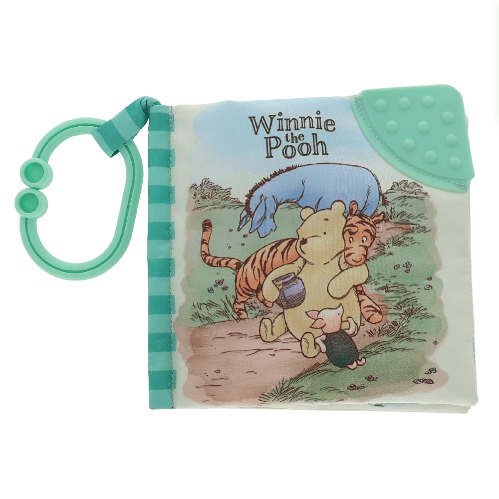 Kids Preferred Winnie The Pooh Soft Book with Clip, 5 Inches