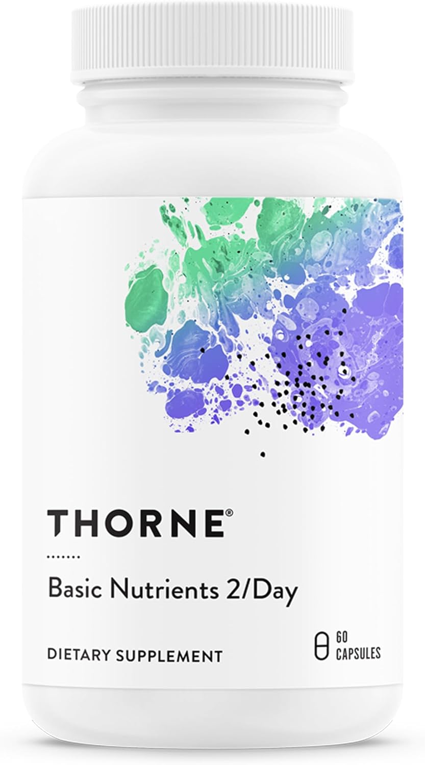 Thorne Basic Nutrients 2/Day Vitamin & Mineral Formula, 60 Capsules