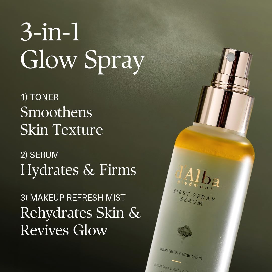 d'Alba Piedmont Italian White Truffle First Spray Serum, 100 ml - view 5