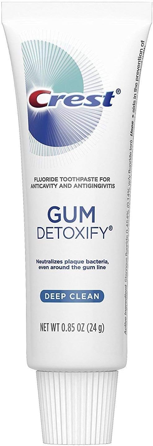 Crest Gum Detoxify Deep Clean Toothpaste, Travel Size 0.85 oz, Pack of 36 - view 4