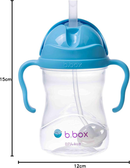 b.box Sippy Cup with Weighted Straw 240 ml (8 oz) Blueberry - view 3