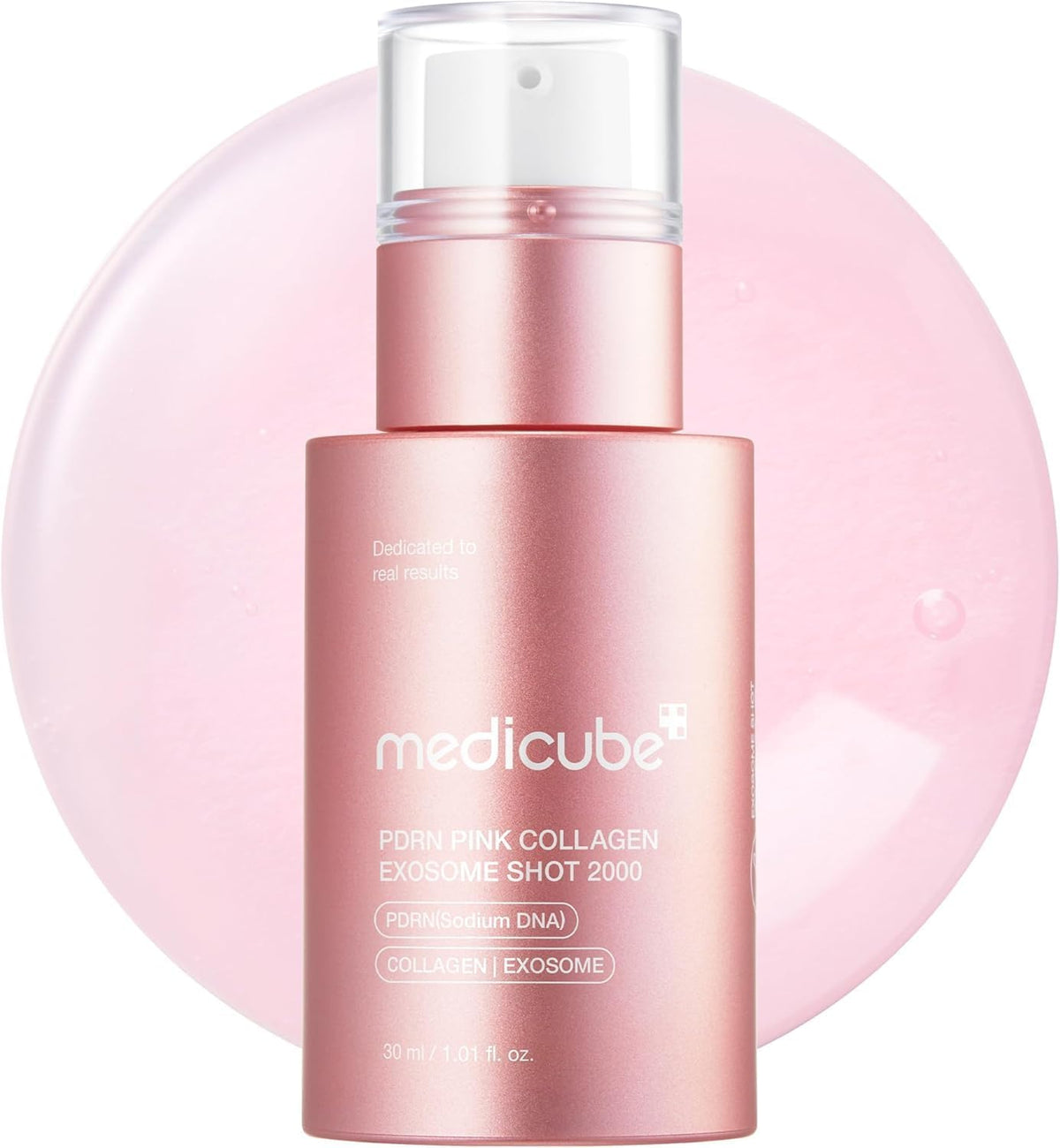 Medicube Exosome Shot PDRN Pink Collagen 2,000 PPM Serum — product view
