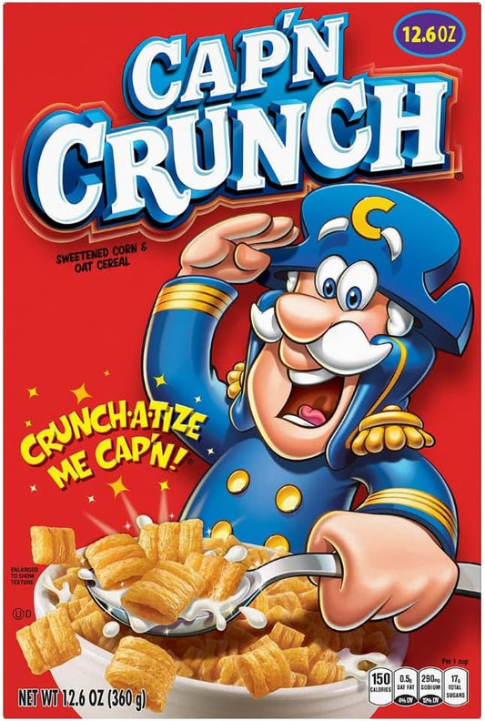Cap'n Crunch Sweetened Corn and Oat Cereal 12.6 oz