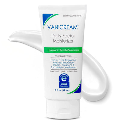 Vanicream Daily Facial Moisturiser, Lightweight, Non-Greasy, 3 fl oz