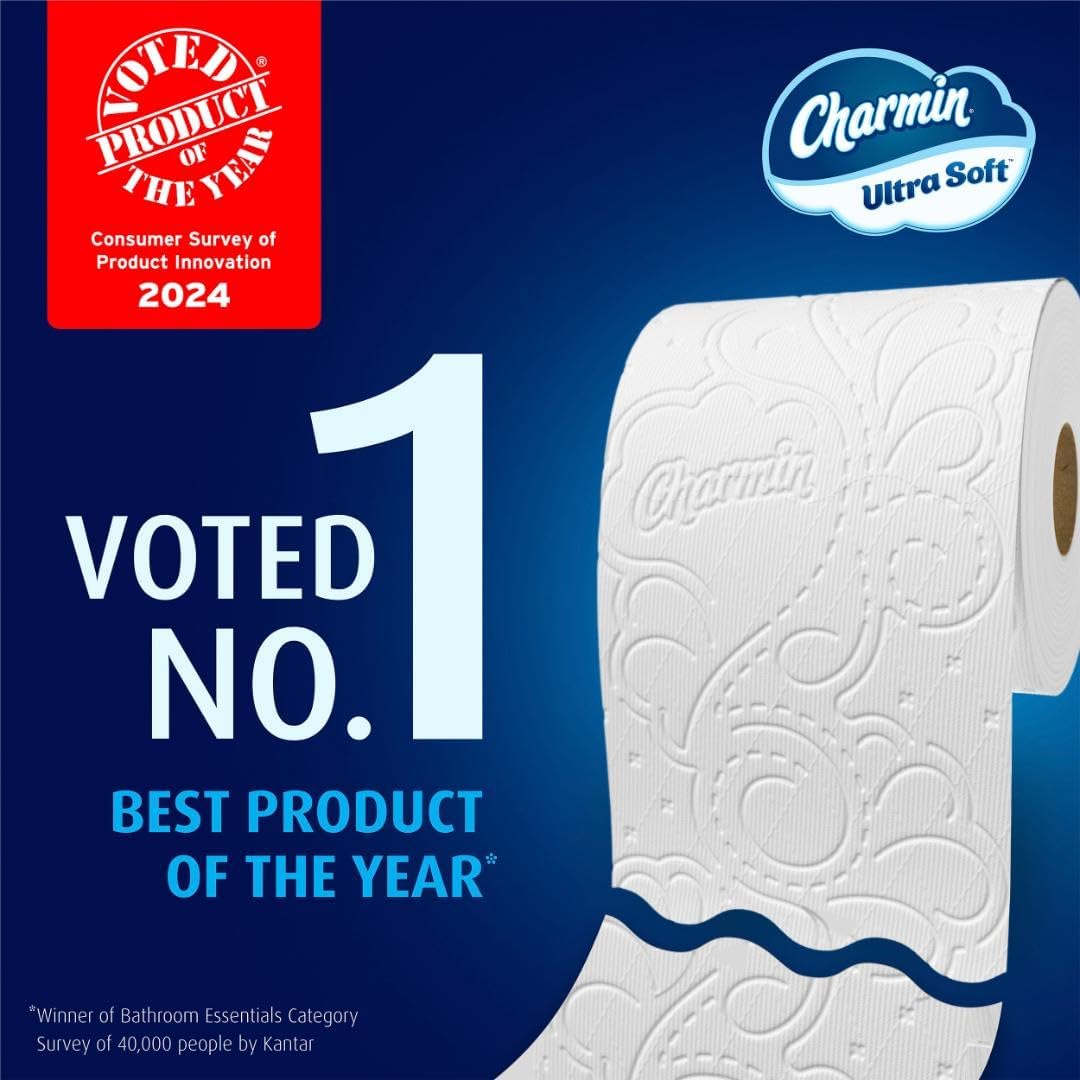 Charmin Ultra Soft Toilet Paper, 6 Mega Rolls, 2-Ply (208 Sheets) - view 4
