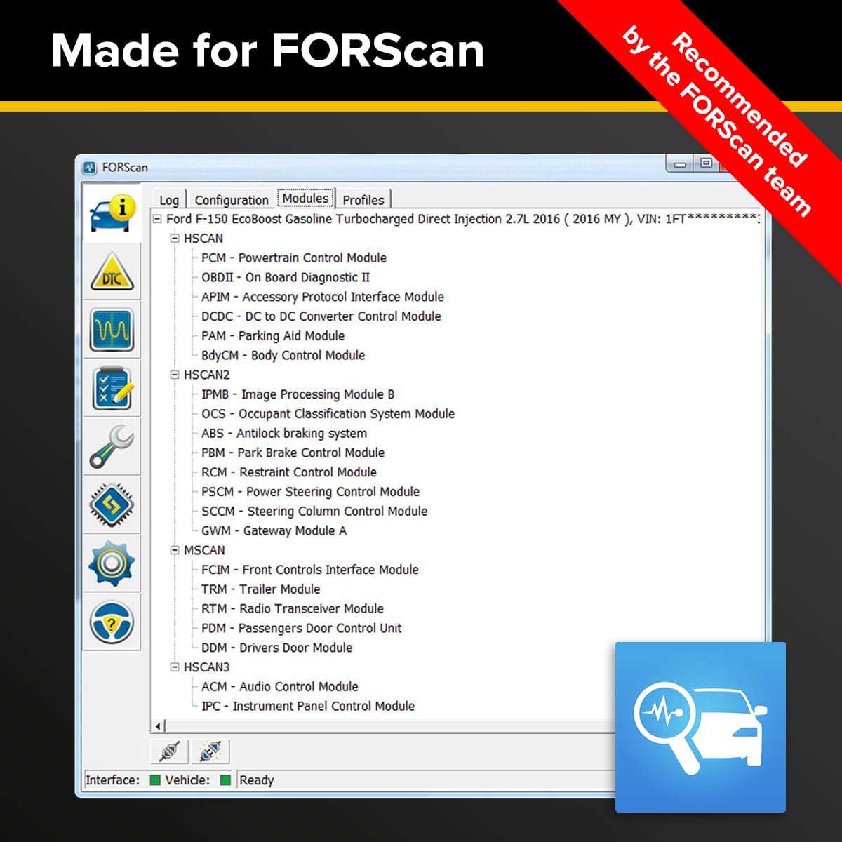 OBDLink EX FORScan OBD Adapter — alternate product view