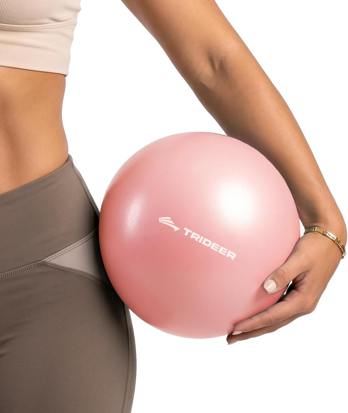 Trideer 9 Inch Pilates Ball with Inflation Straw