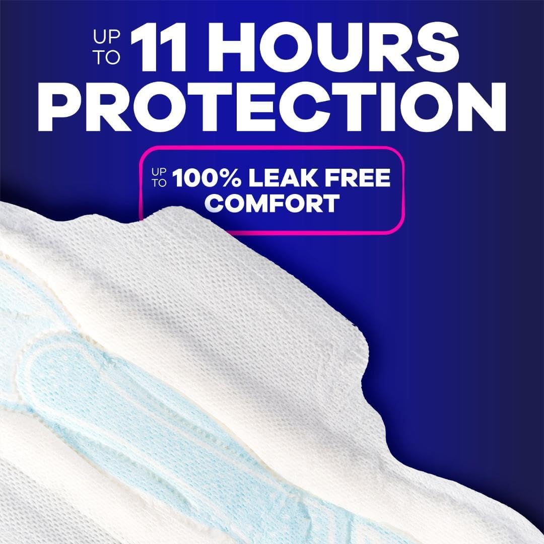 Always Maxi Overnight Pads with Wings - Size 4, Unscented, 26 Count - view 4