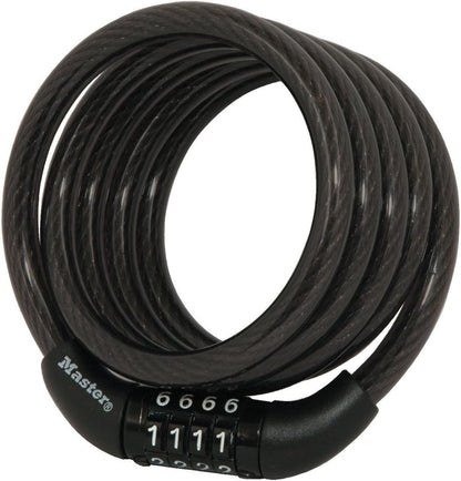 Master Lock 8143D Combination Cable Bike Lock, 4 ft