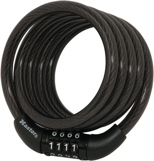Master Lock 8143D Combination Cable Bike Lock, 4 ft
