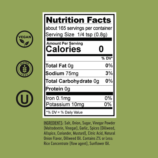Hold The Pickle O.G. Dill Pickle Seasoning 4.7 oz (133 g) Shaker - view 2