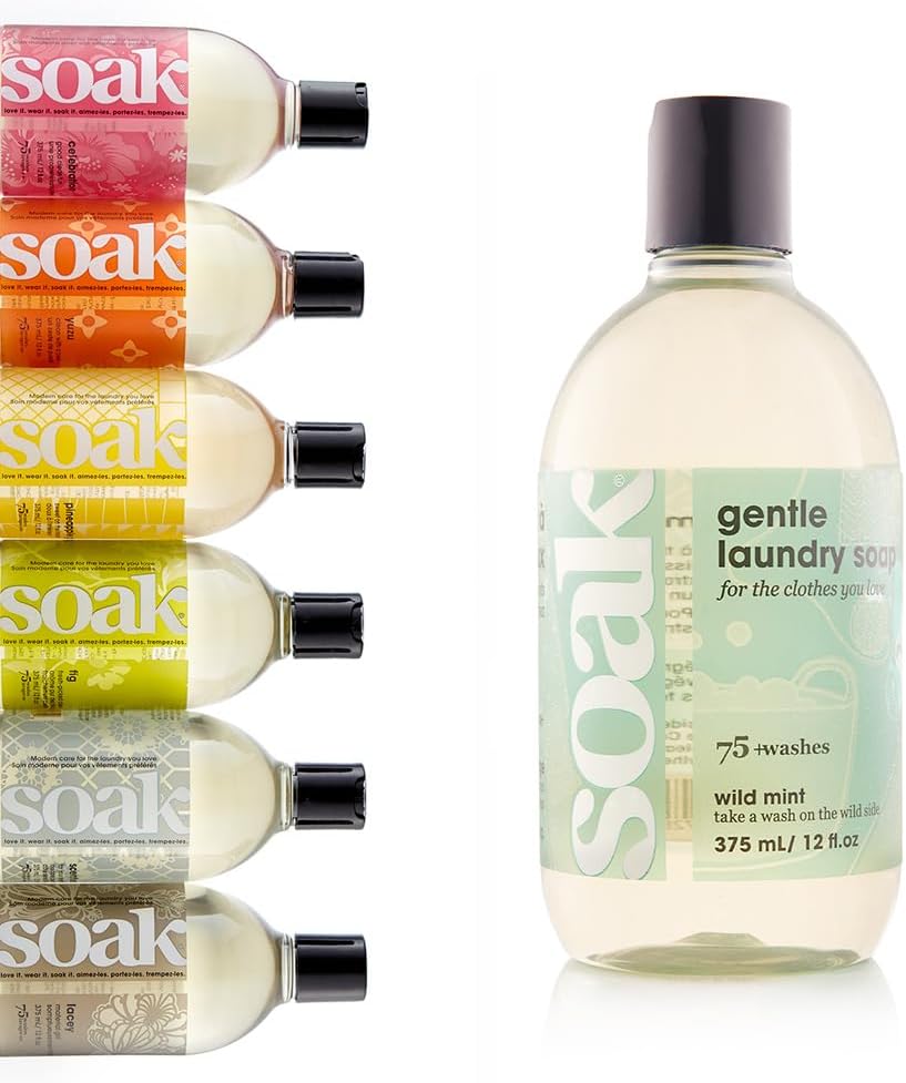 Soak No-Rinse Laundry Soap Wild Mint 375 ml (12 fl oz)