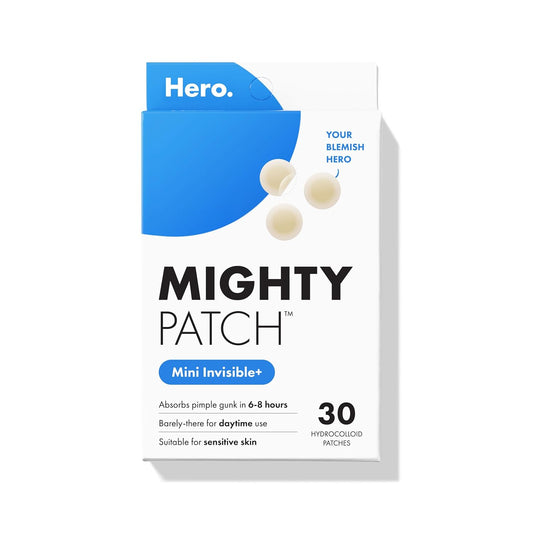 Hero Cosmetics Mighty Patch Mini Invisible+ Pimple Patches, 30 Count