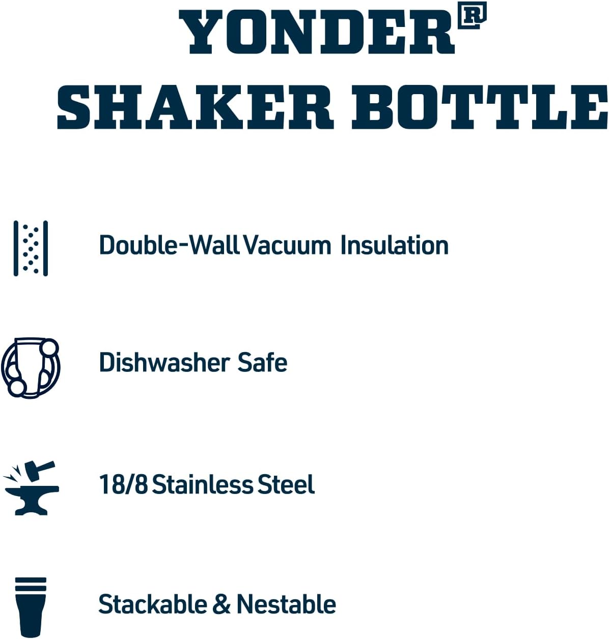 YETI Yonder 27 oz (737 ml) Leakproof Shaker Bottle in Rescue Red - view 5