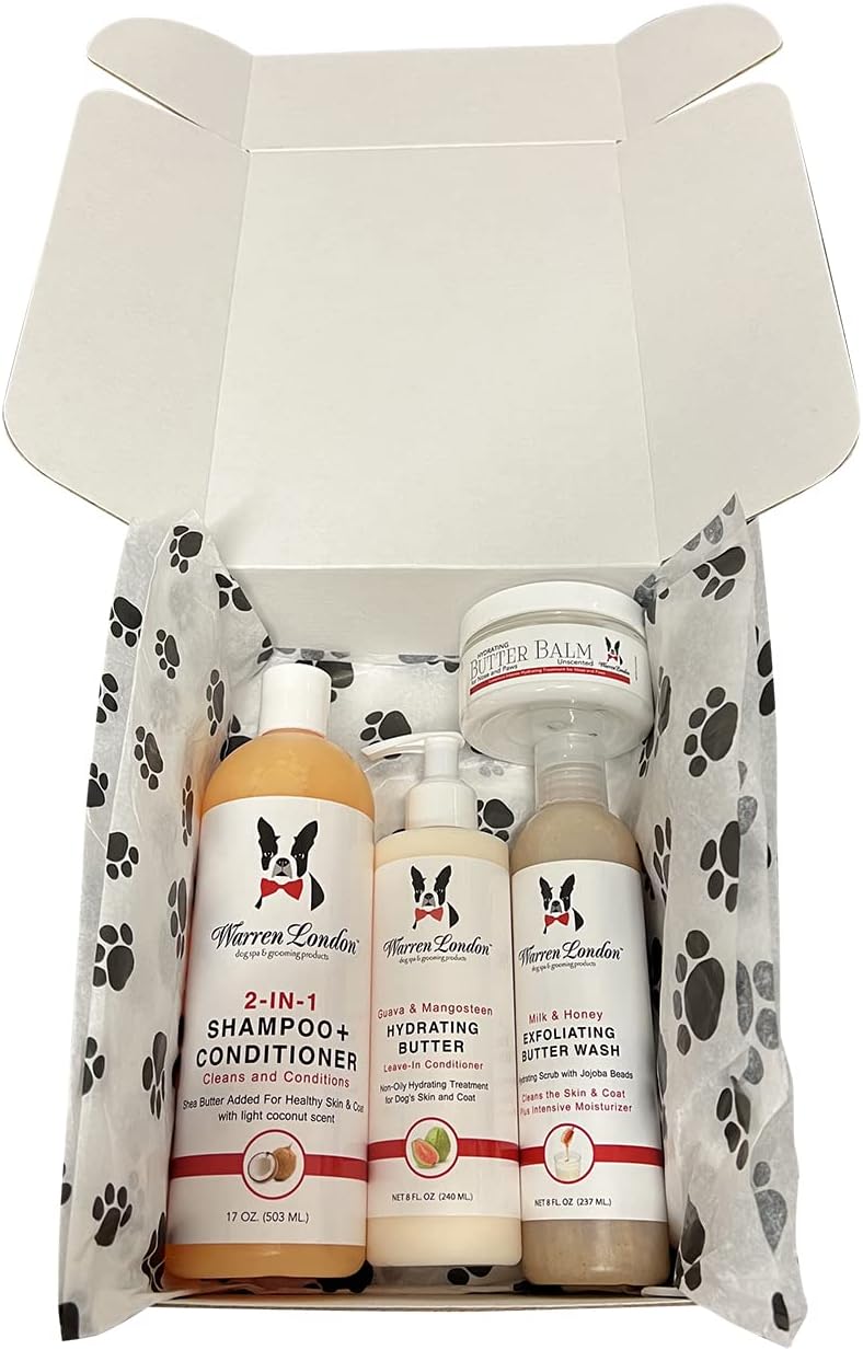 Warren London Butter Box Dog Grooming Gift Set, 4 Products - view 6