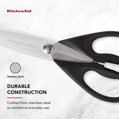 KitchenAid All Purpose Kitchen Shears with Sheath, 8.72 Inch, Black - view 3