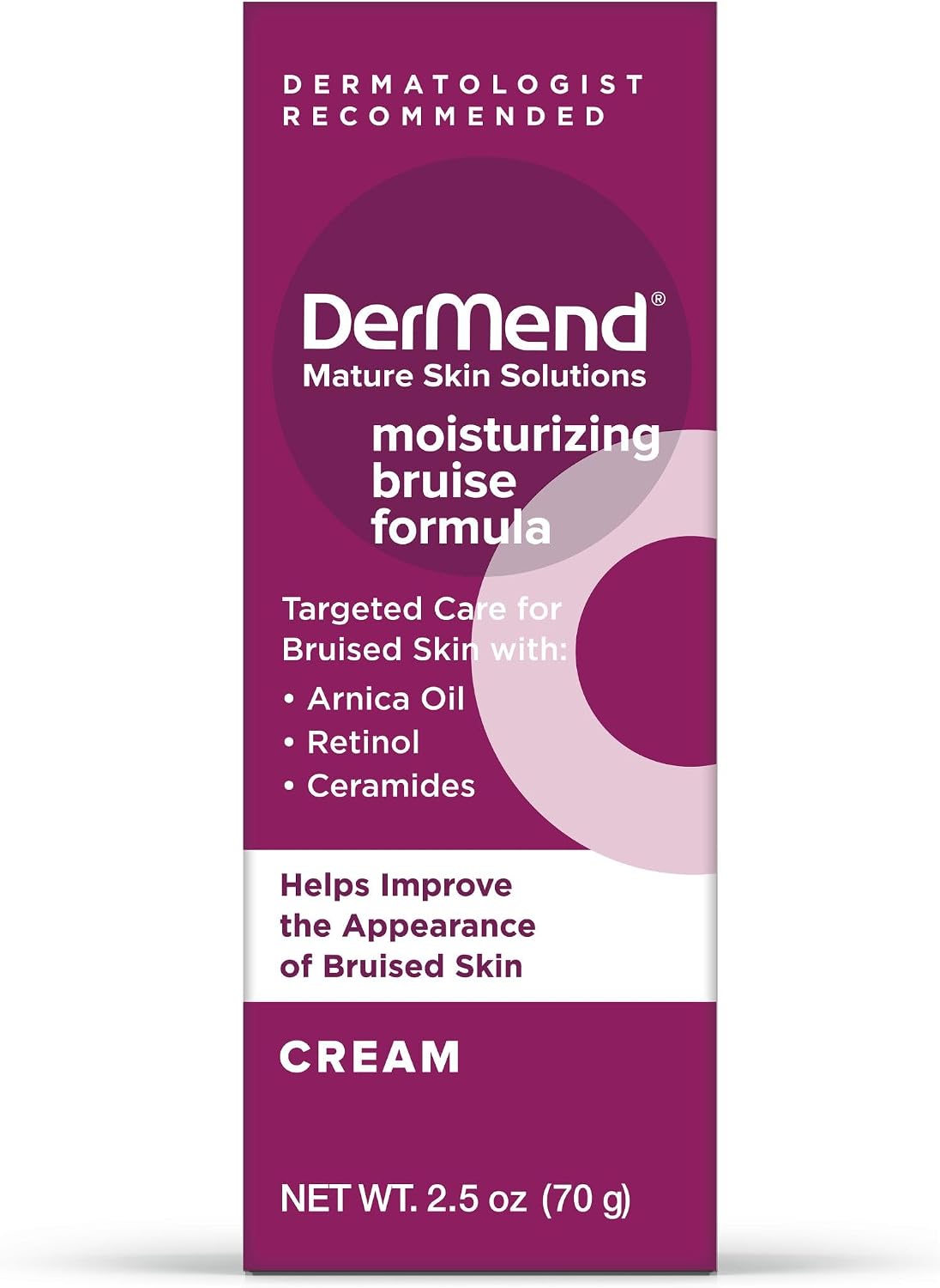 Dermend Arnica Bruise Cream with Vitamin K, 2.5 oz