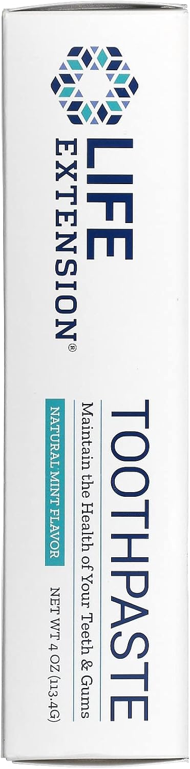 Life Extension Natural Mint Toothpaste, 4 fl oz — alternate product view