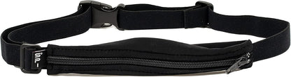 SPIbelt Original Running Belt, Black with Black Zipper, No Logo Band - view 3
