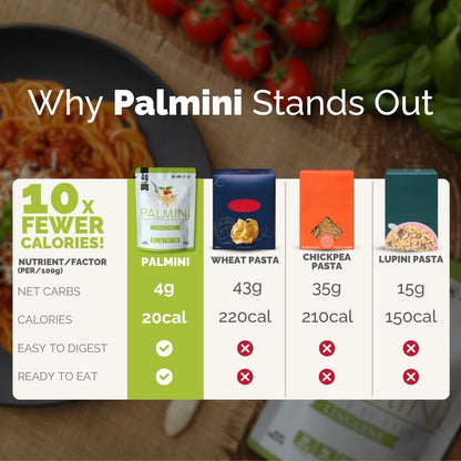 Palmini Low Carb Linguine Hearts of Palm Pasta 12 oz Pouch - view 4
