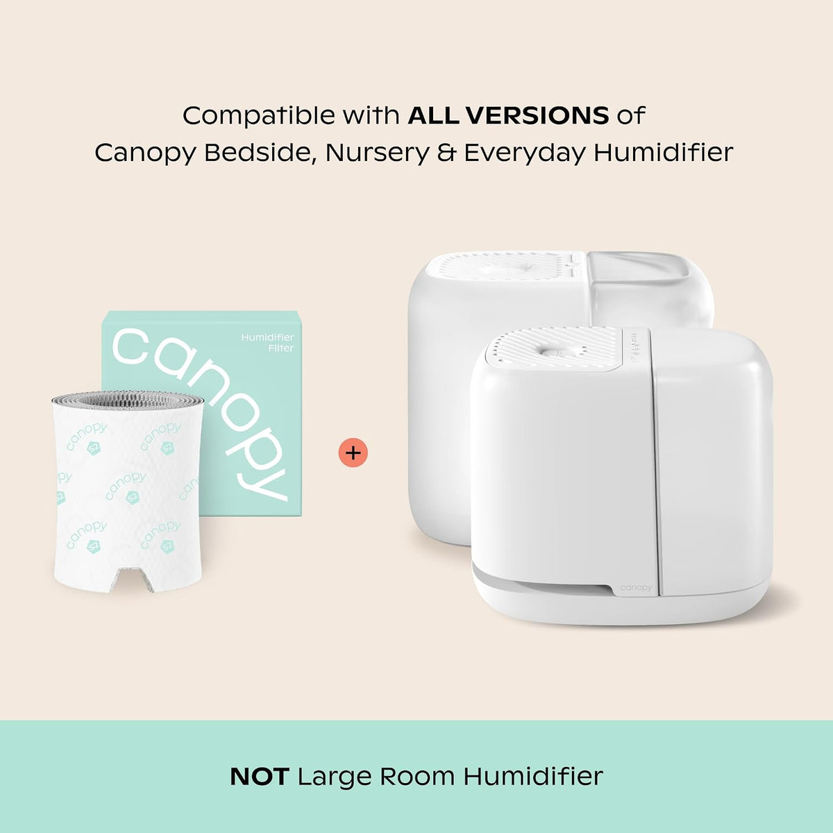 Canopy Bedside Humidifier Filter 2.0, Pack of 3, 6-Week Replacement - view 4