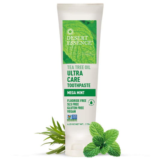 Desert Essence Ultra Care Mega Mint Toothpaste, 6.25 oz