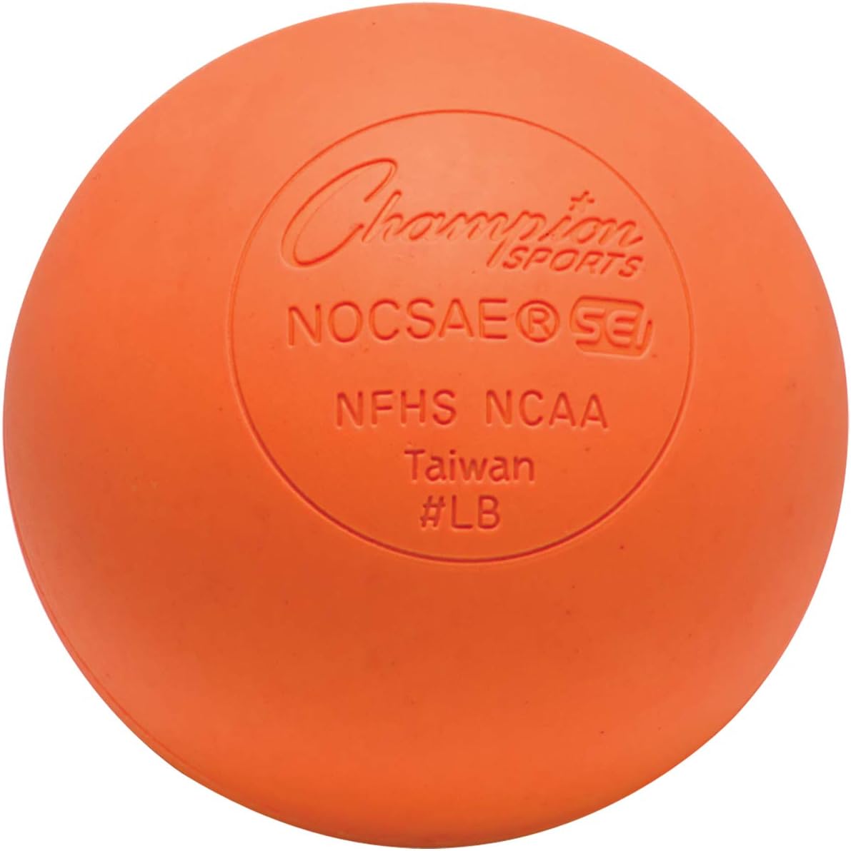 Champion Sports Official Lacrosse Balls, Orange, Pack of 2 — alternate product view