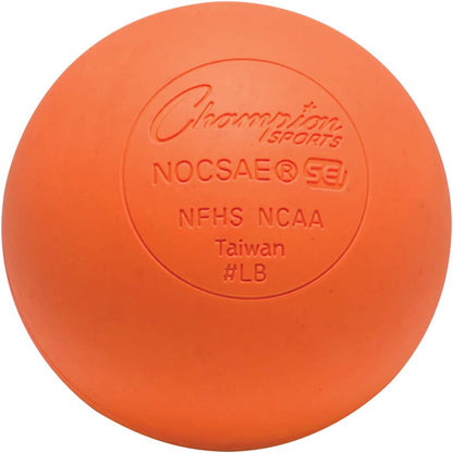 Champion Sports Official Lacrosse Balls, Pack of 2, Orange - view 2
