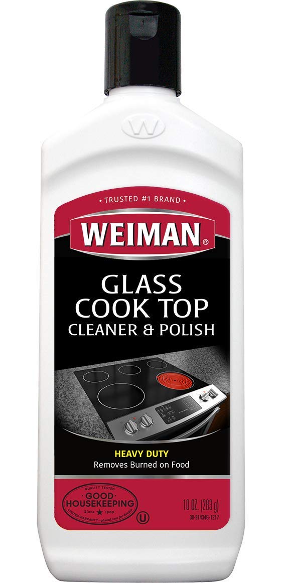 Weiman Glass Cook Top Heavy Duty Cleaner and Polish, 10 oz