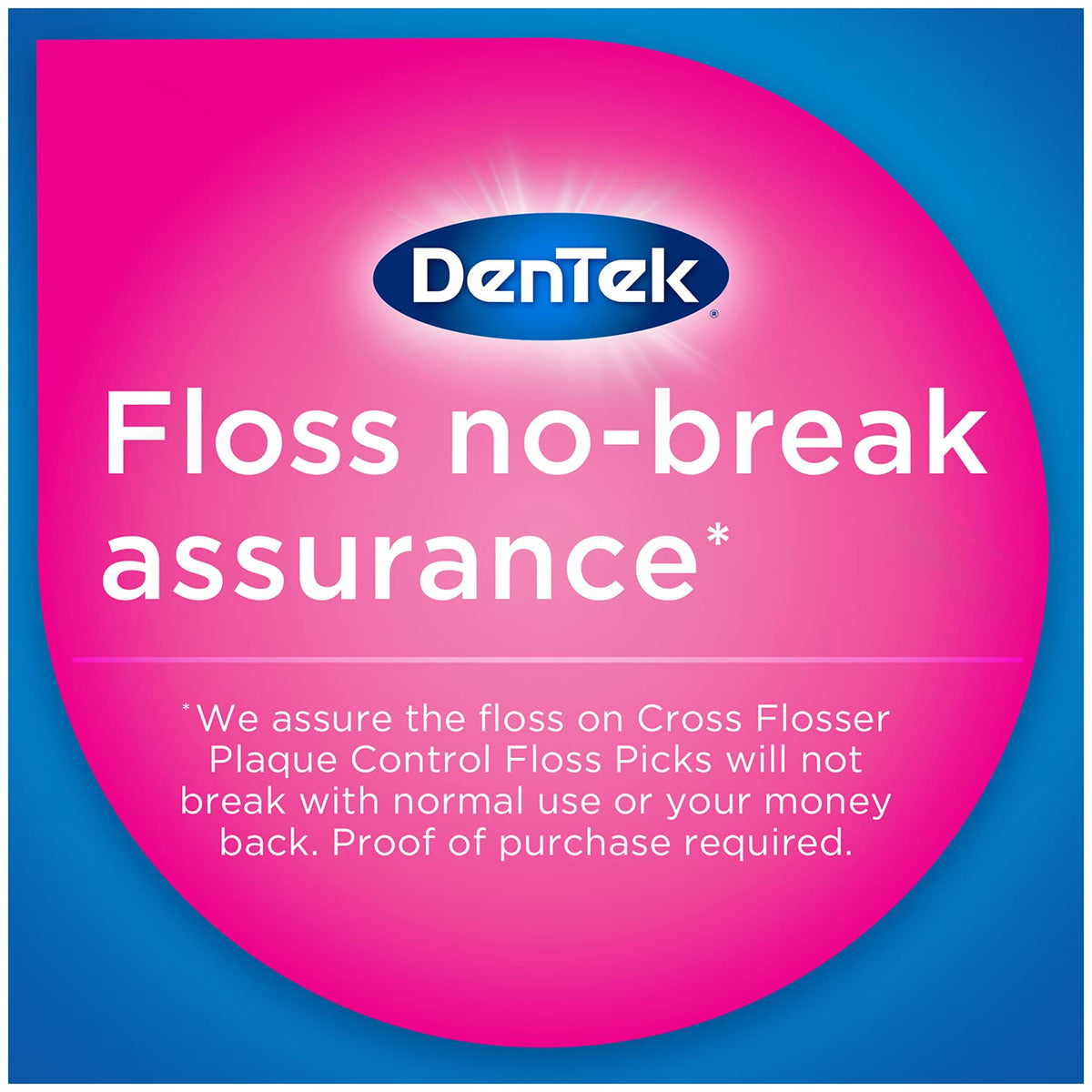 DenTek Cross Flosser Plaque Control Floss Picks, 75 Count, Pack of 3 - view 6