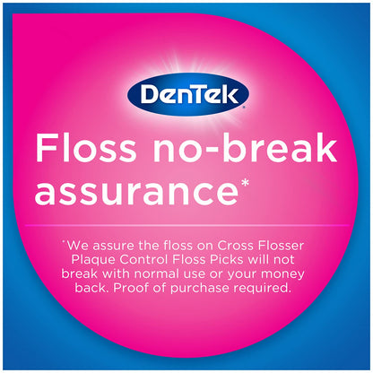DenTek Cross Flosser Plaque Control Floss Picks, 75 Count, Pack of 3 - view 6