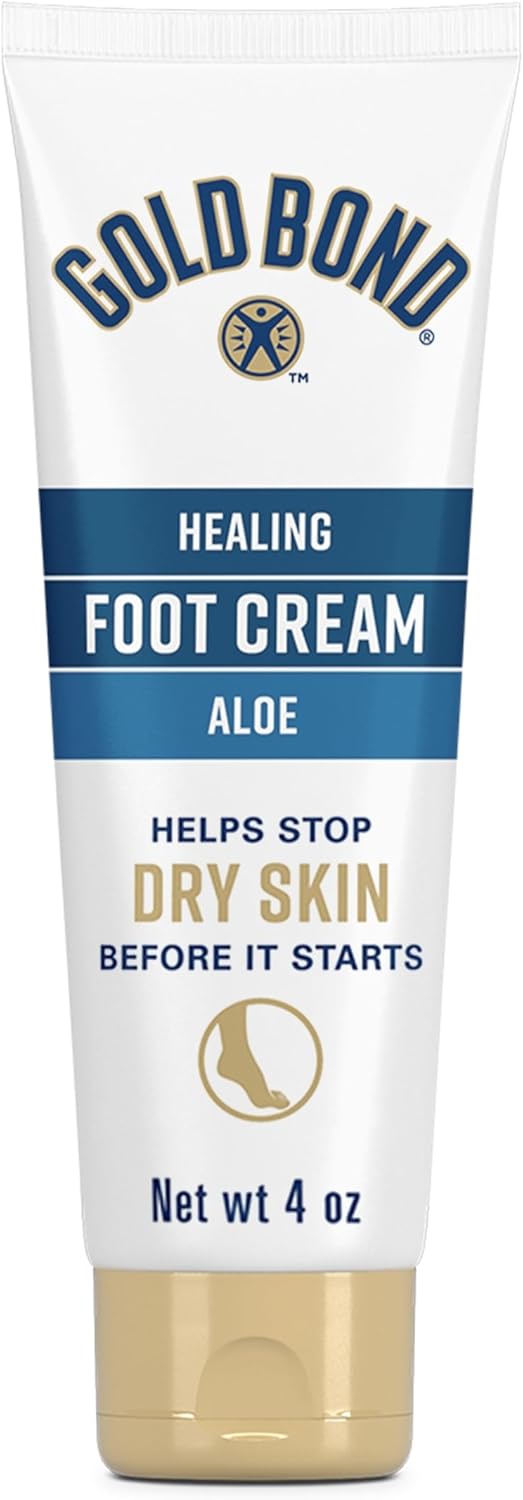 Gold Bond Healing Foot Cream with Aloe, 4 oz