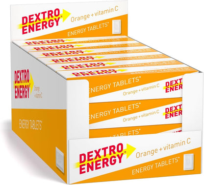Dextro Energy Orange Glucose Tablets, 14 Count, Pack of 24