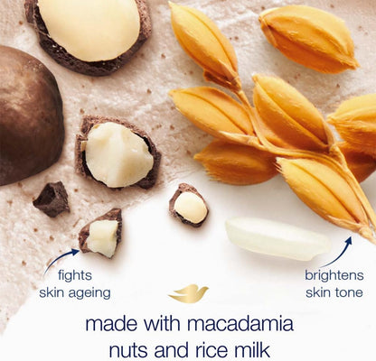Dove Exfoliating Body Polish Body Scrub Macadamia & Rice Milk 10.5 oz - view 4