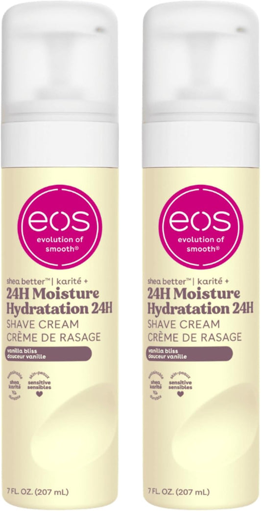eos Shea Better Women's Shave Cream, Vanilla Bliss, 400 ml, Pack of 2