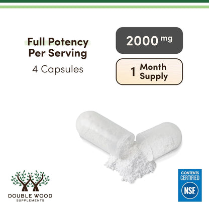 Double Wood Magtein Magnesium L-Threonate 2000 mg, 120 Capsules - view 4