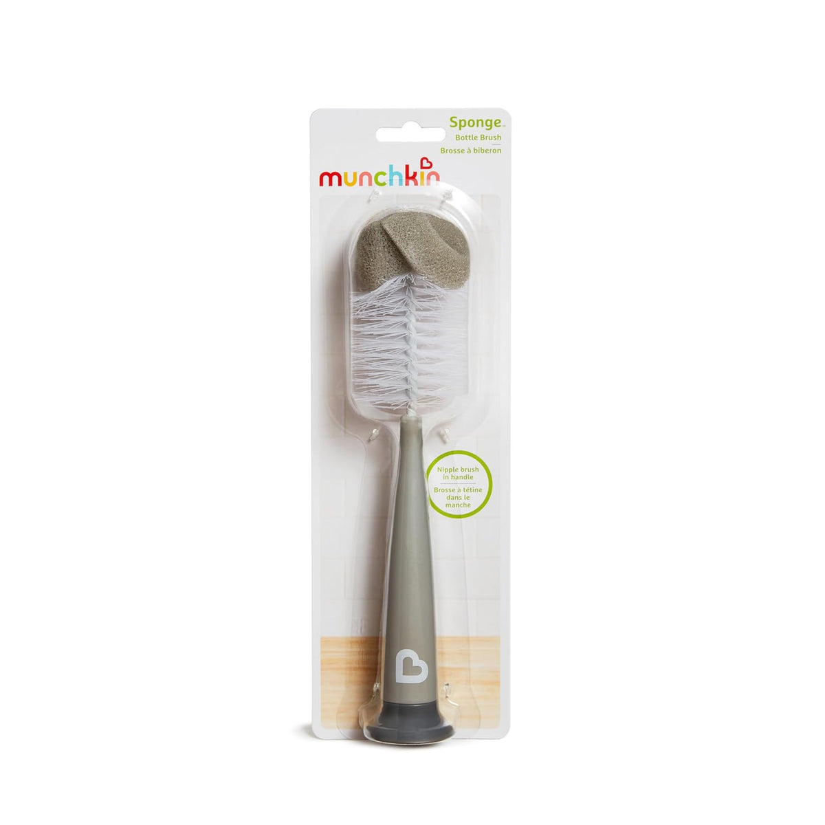 Munchkin Sponge Baby Bottle Brush Set with Teat Brush, 2 Pack - view 6
