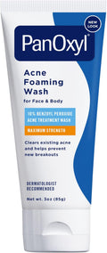 PanOxyl Foaming Wash 10% Benzoyl Peroxide 3 oz (85 g)