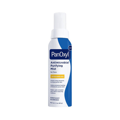PanOxyl Antimicrobial Purifying Mist, Hypochlorous Acid, 3oz (89ml)