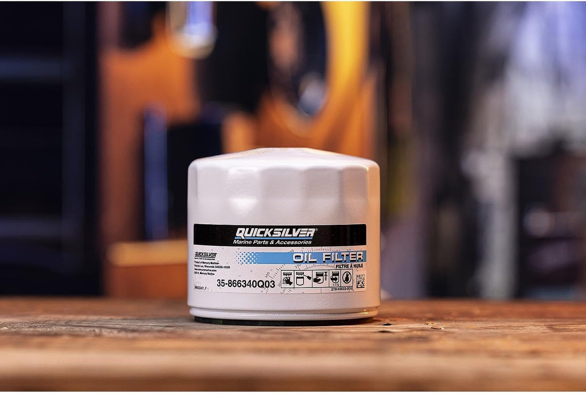 Quicksilver 866340Q03 Spin-On Oil Filter for MerCruiser Engines - view 5