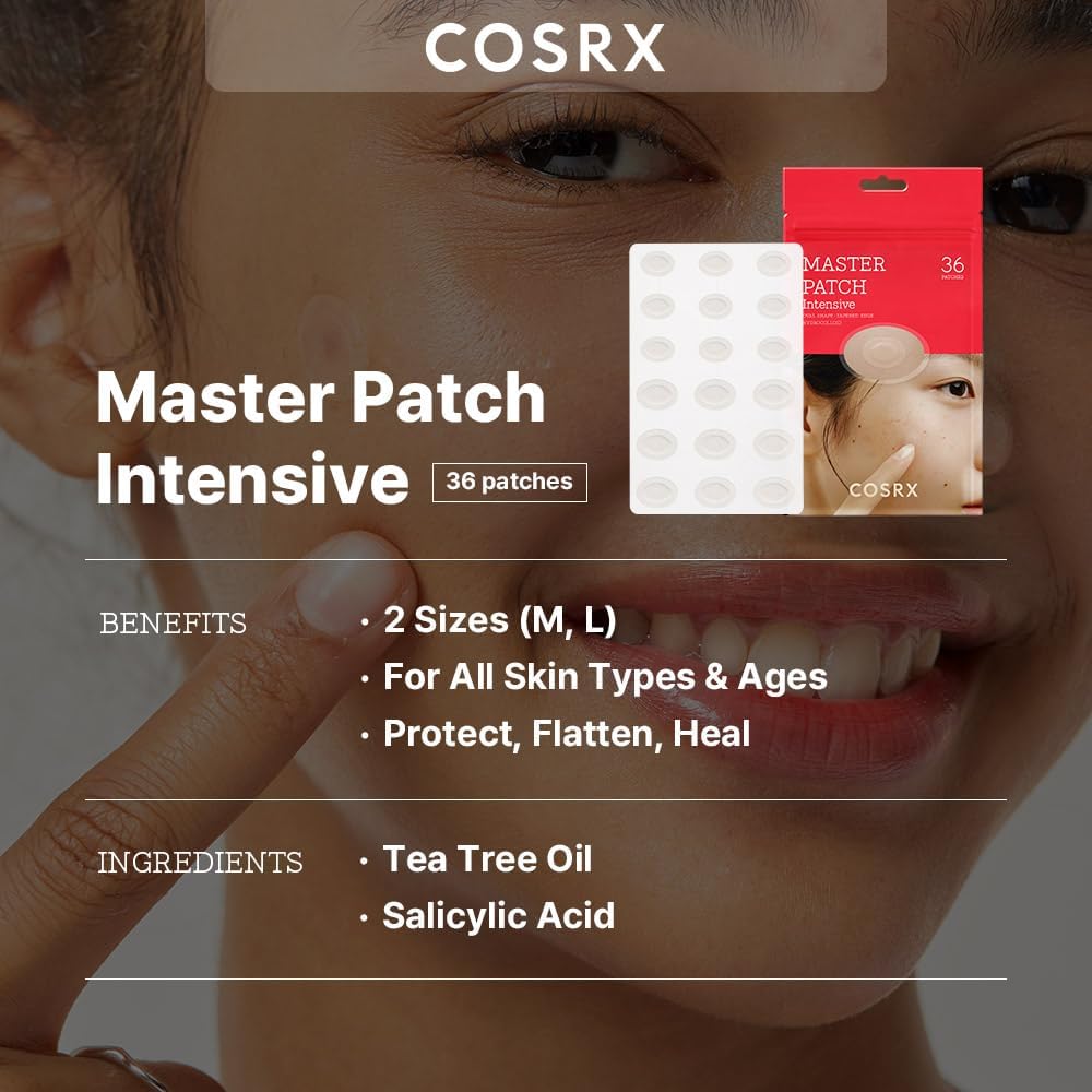 COSRX Master Pimple Patch Intensive, 36 Oval Patches in 2 Sizes - view 2