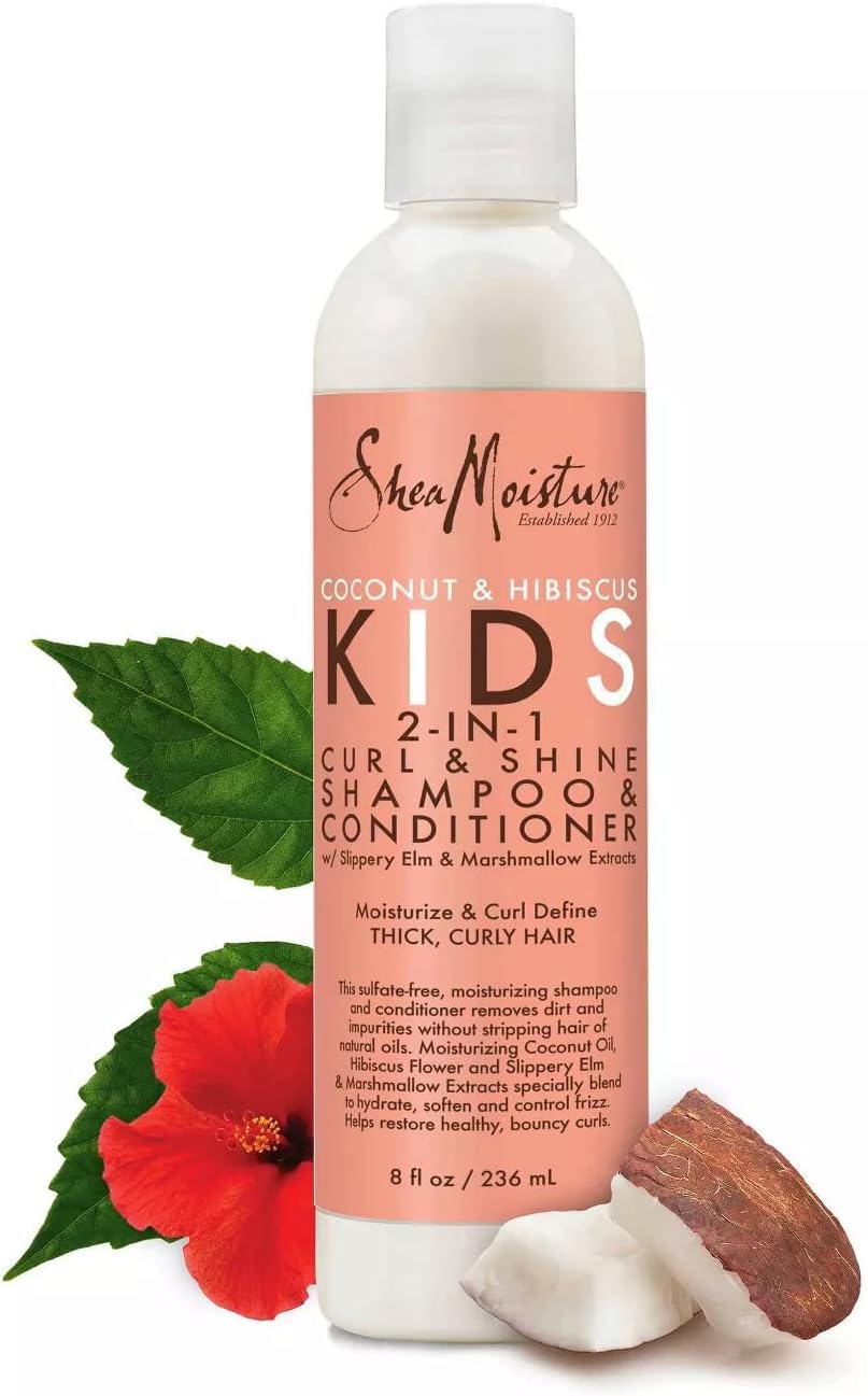Shea Moisture Kids Curling Butter Cream and Curl & Shine Shampoo Set - view 4