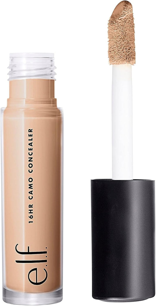 e.l.f. 16HR Camo Concealer - Light Beige, 0.203 fl oz (6 ml)
